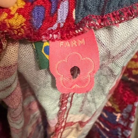 Farm Rio Shorts Toucan Birds Colorful Tropical Print Shorts medium M - Picture 6 of 7